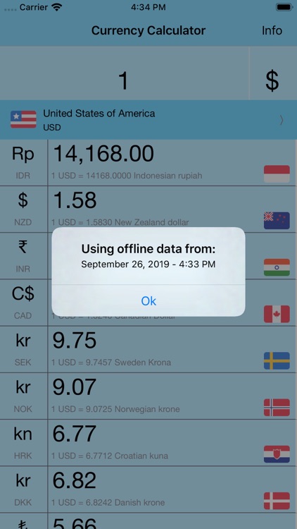 Offline Rates