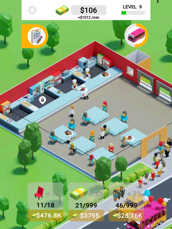 Screenshot #4 pour Idle Restaurants