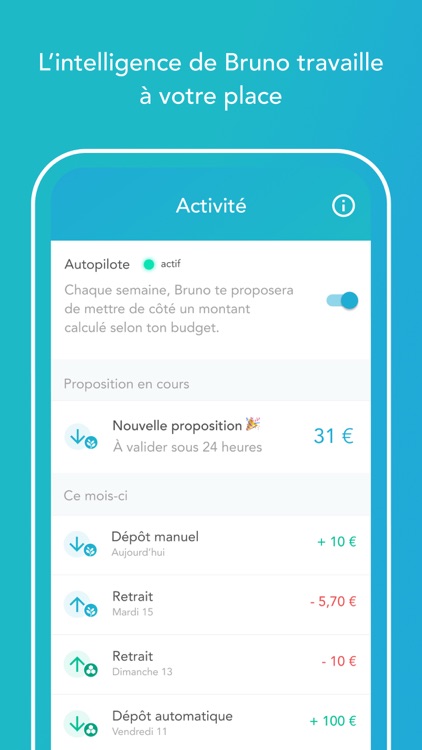 Bruno – l'app pour économiser