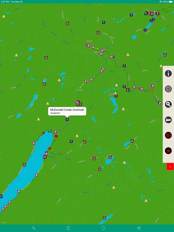 Screenshot #4 pour Glacier National Park – GPS