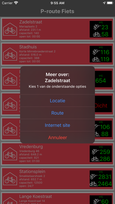 P-route Fiets screenshot