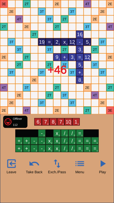 screenshot of Math Box Board Game 6