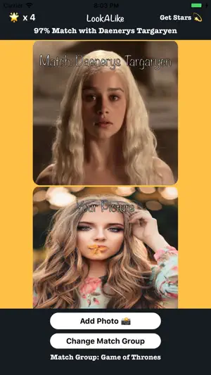LookALike Celebrity Look Alike screenshot 1