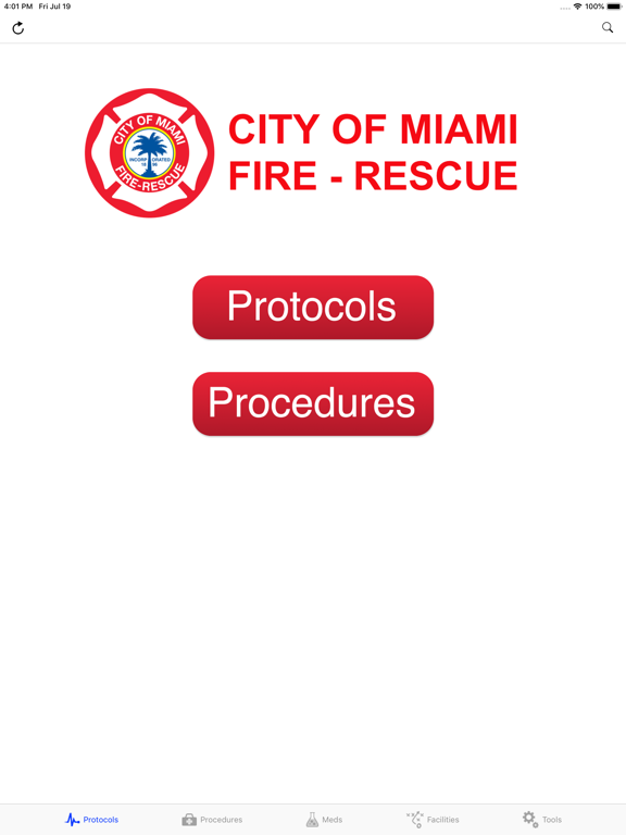 Miami Fire Rescue iPad screenshot 3 - Medical app