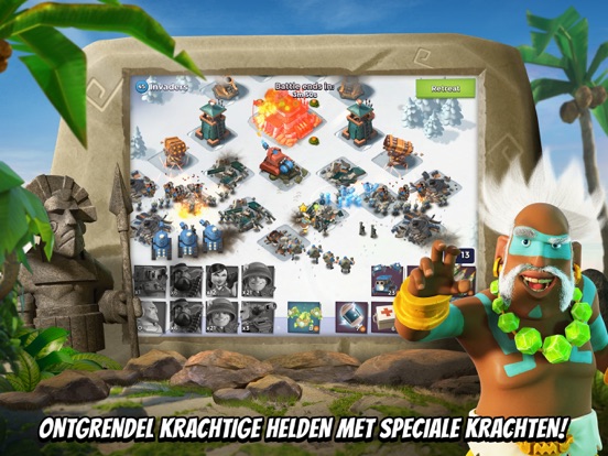 Boom Beach iPad app afbeelding 3