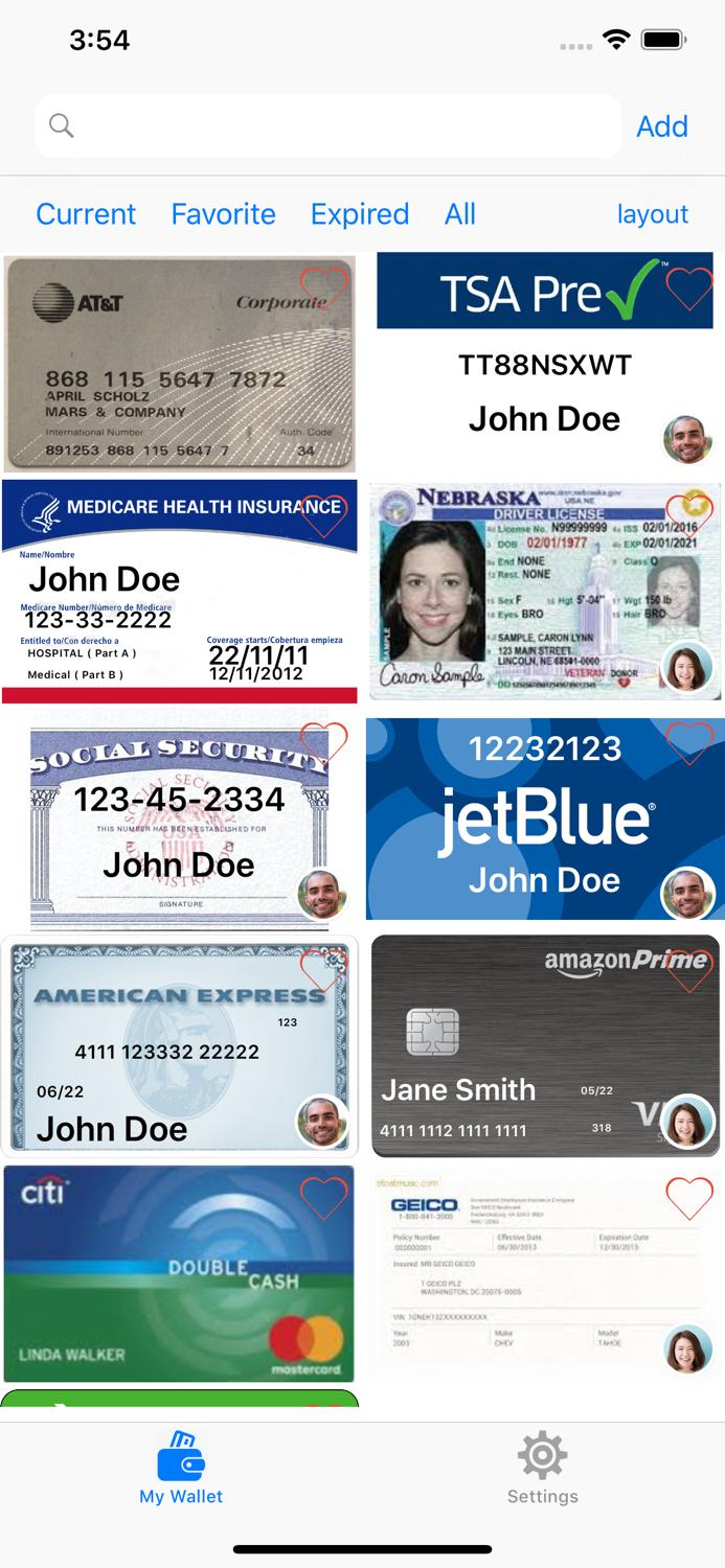 My Wallet Uncluttered