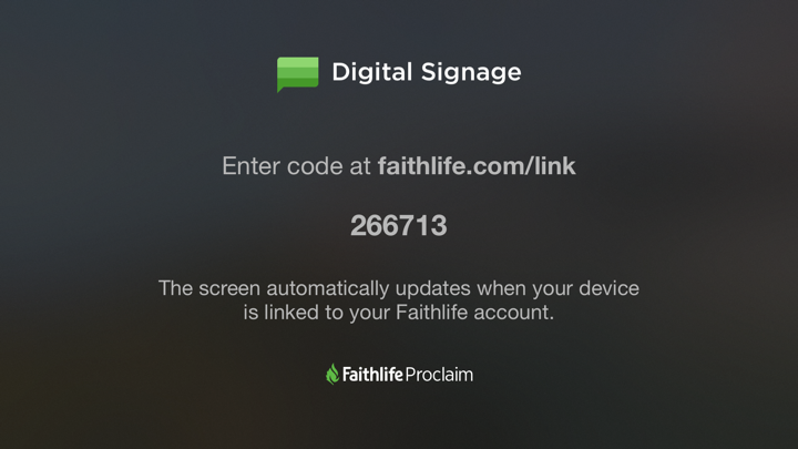 Screenshot #1 pour Proclaim Digital Signage