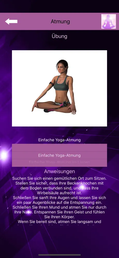 Yoga übungen zuhause