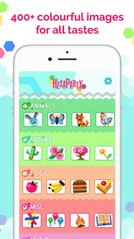 Game screenshot HexaParty - Hexel art for Kids apk