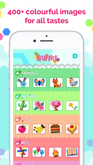 HexaParty - Hexel art for Kids Screenshot