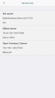 rcon game server admin manager iphone screenshot 2