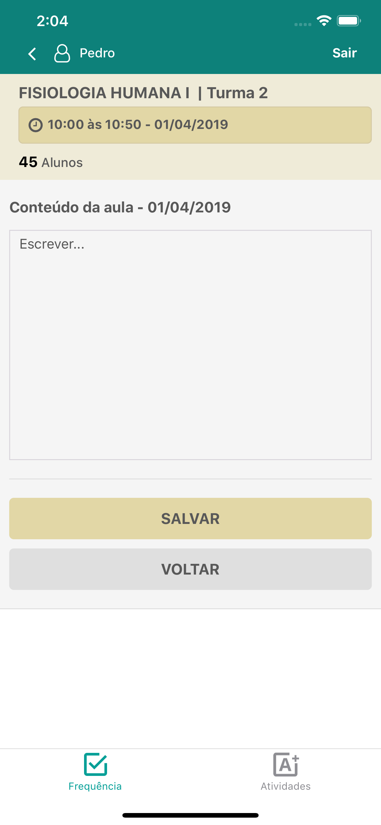 Educat Frequência screenshot 6