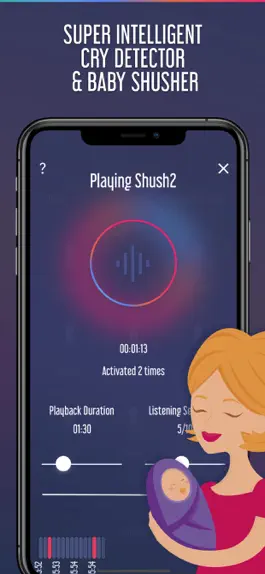 Game screenshot Shush - Baby Crying Detector mod apk