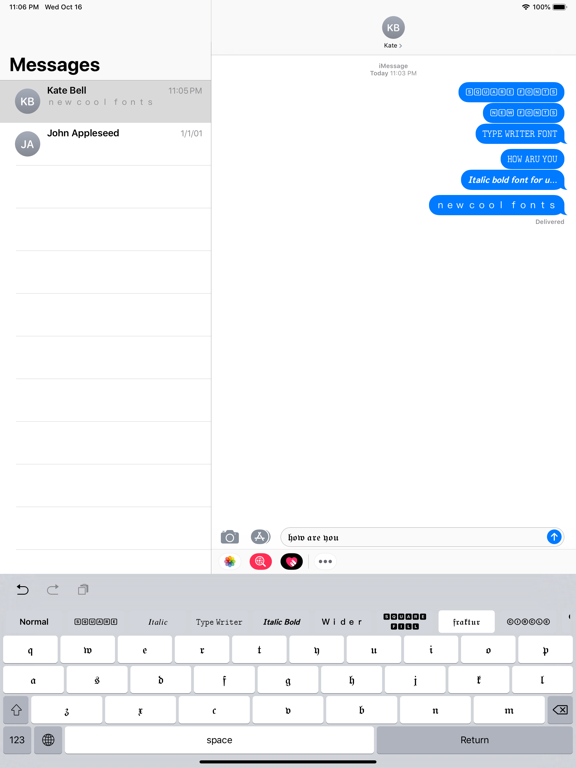 New Fonts for iPhone iPad screenshot 6 - Utilities app