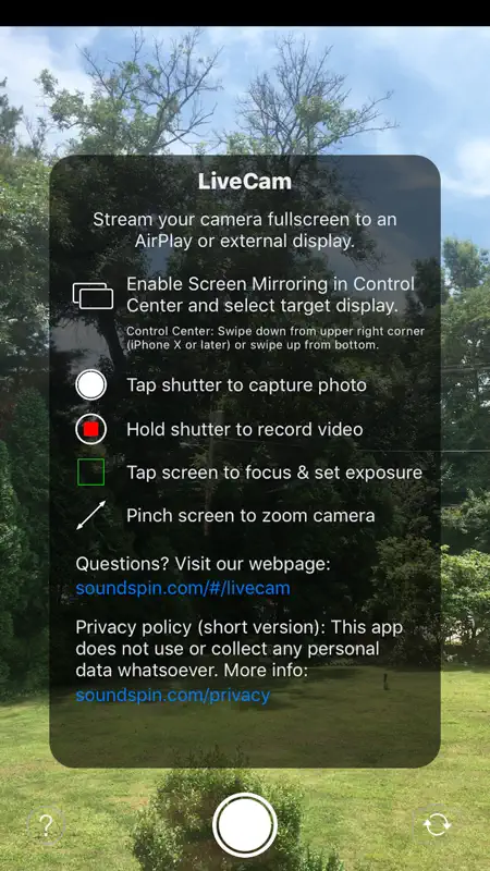 LiveCam – Fullscreen Monitor screenshot 3 of 4