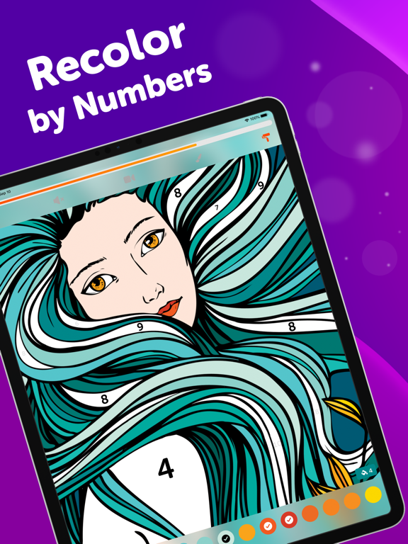 Screenshot #4 pour Recolor by Numbers