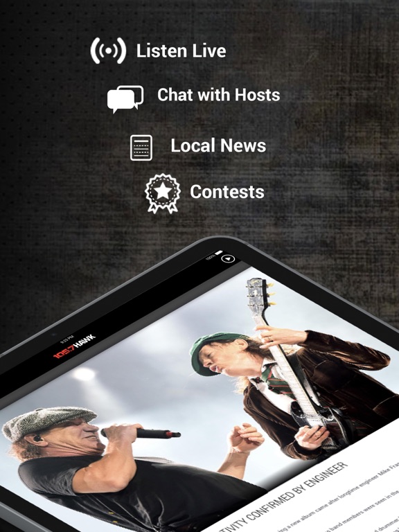 Screenshot #4 pour 105.7 The Hawk (WCHR)