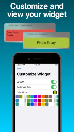 Screenshot von Trackr - Manage Assignments auf dem iPhone 3