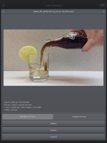 Video Reverser - HD iPad screenshot