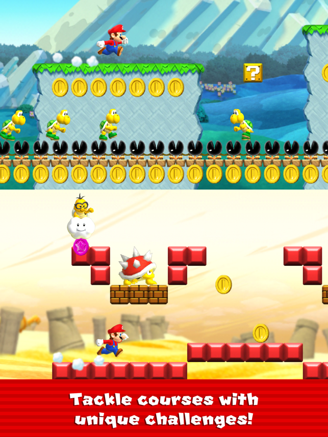 ‎Super Mario Run תמונות מסך