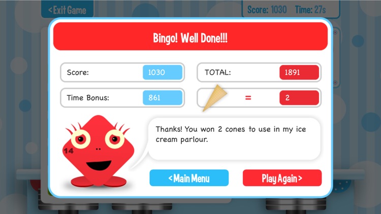 Squeebles Math Bingo