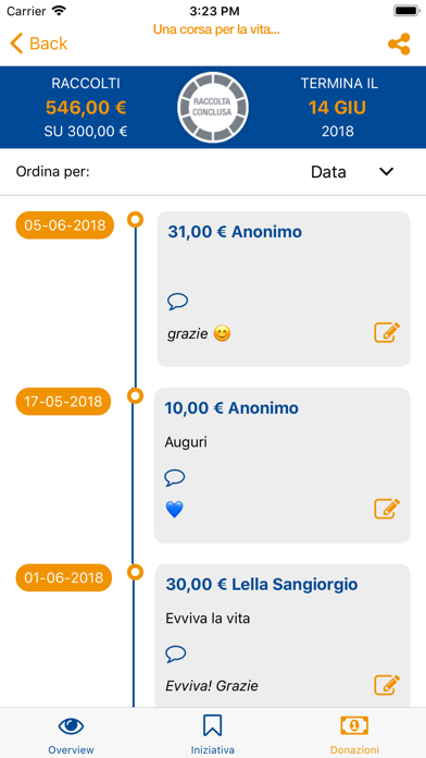 Screenshot #3 pour Rete del Dono