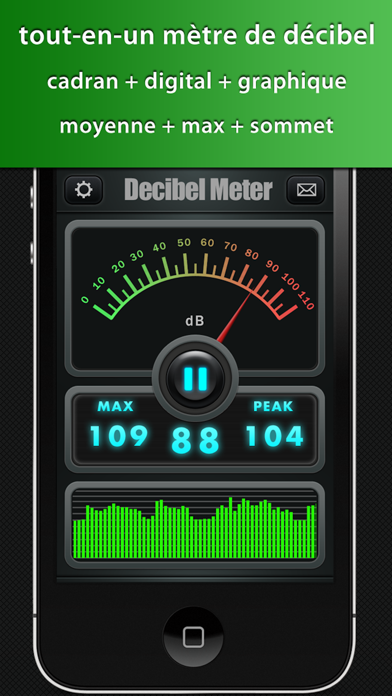 Screenshot #1 pour Decibel Meter Plus Pro