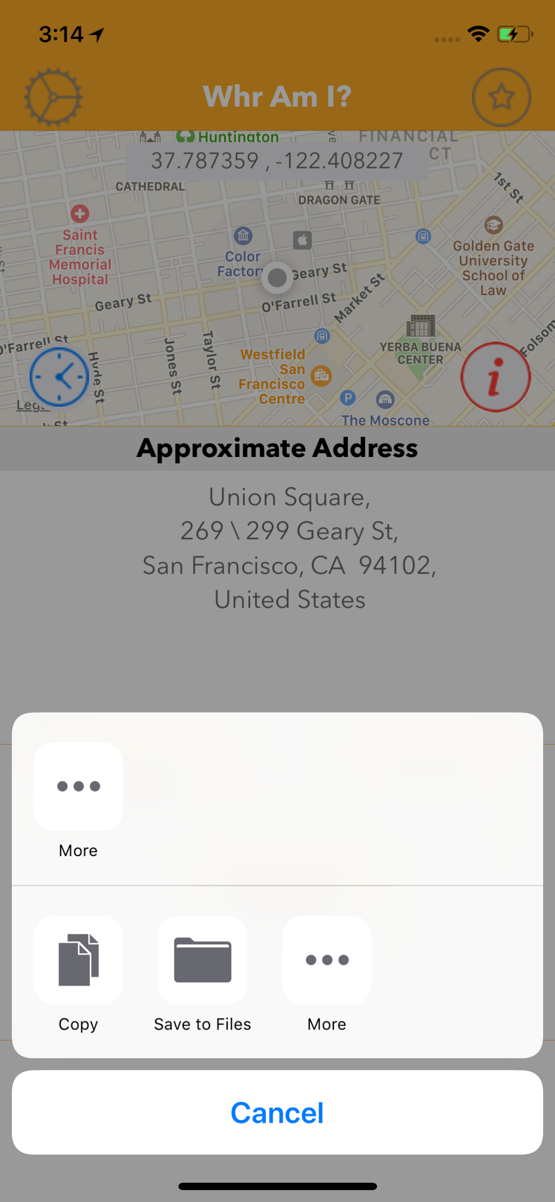 Where Am I? - Get your Address screenshot 3