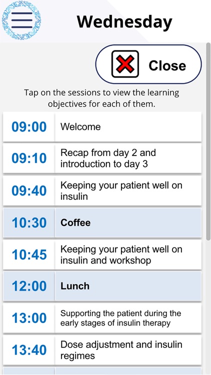 MScDiabPrac Residential Week