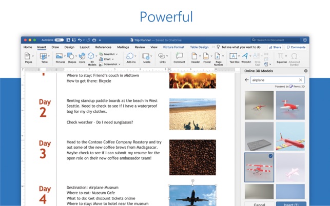 ‎Microsoft Word Screenshot