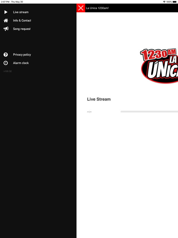 La Unica 1230 AM Del Rio iPad screenshot 2 - News app
