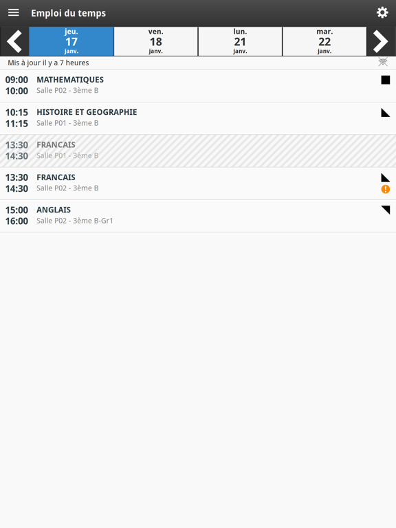 Screenshot #5 pour Mon Collège Val-D'Oise