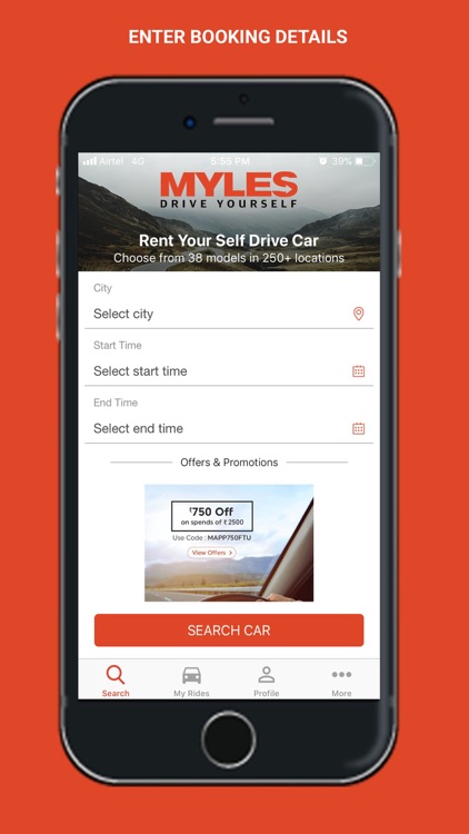 Myles - Self Drive Car Rental