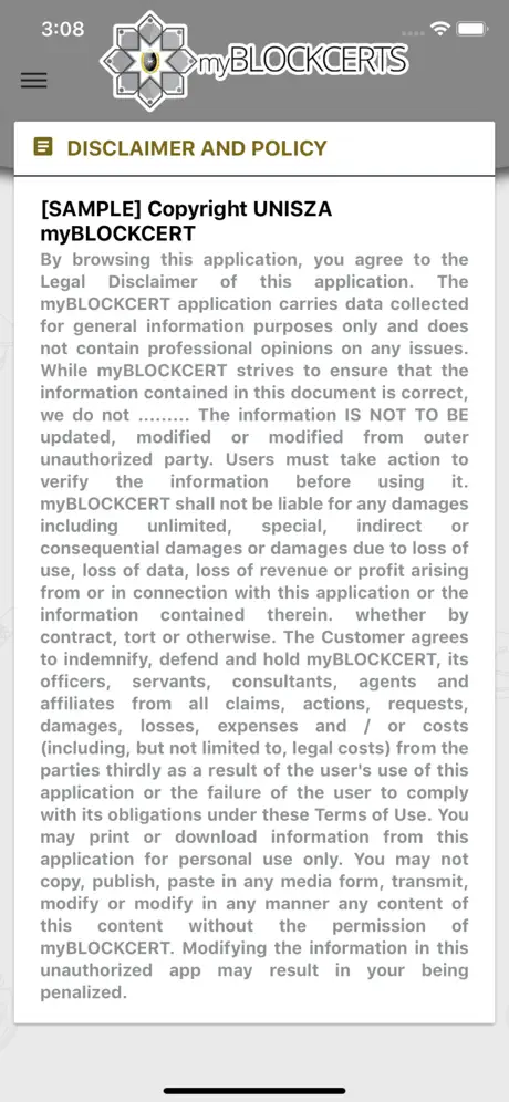 myBlockcerts