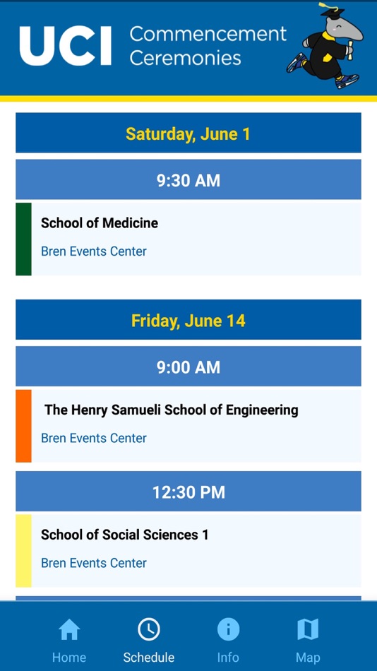 #3. UC Irvine Commencement (iOS) 由: UC Irvine