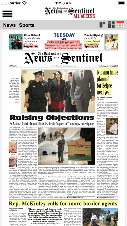 #2. News and Sentinel All-Access (iOS) By: Presteligence
