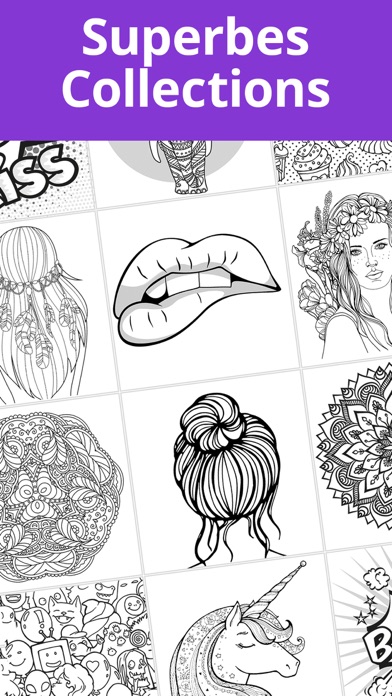 Screenshot #1 pour Jeux de Coloriage pour Adulte