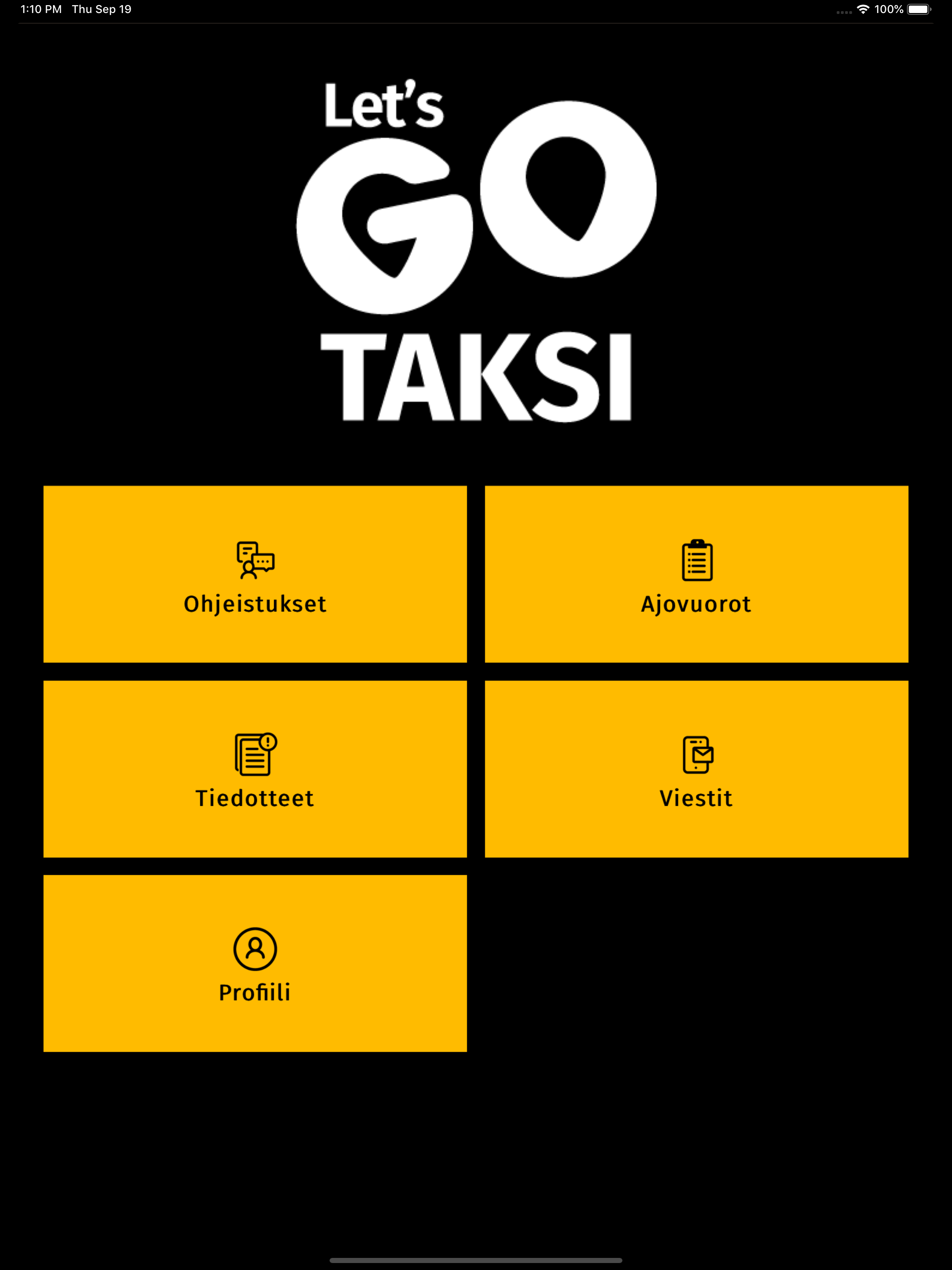 Let's Go Taksi Intranet screenshot 6