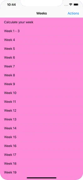 Game screenshot Pregnancy Info Week by Week hack