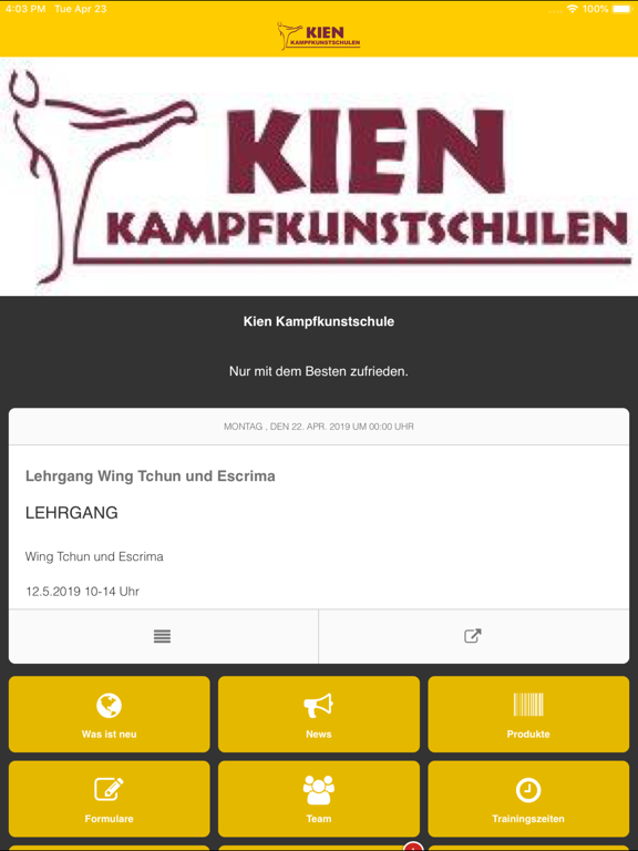 Screenshot #4 pour Kien Kampfkunstschule