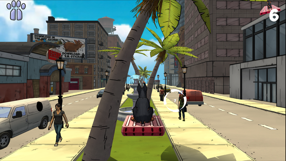 #4. Hover Dog 3D (iOS) 由: Behdad Sami