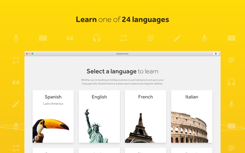 rosetta stone: learn languages iphone screenshot 1