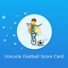 Unicycle Football Score Card