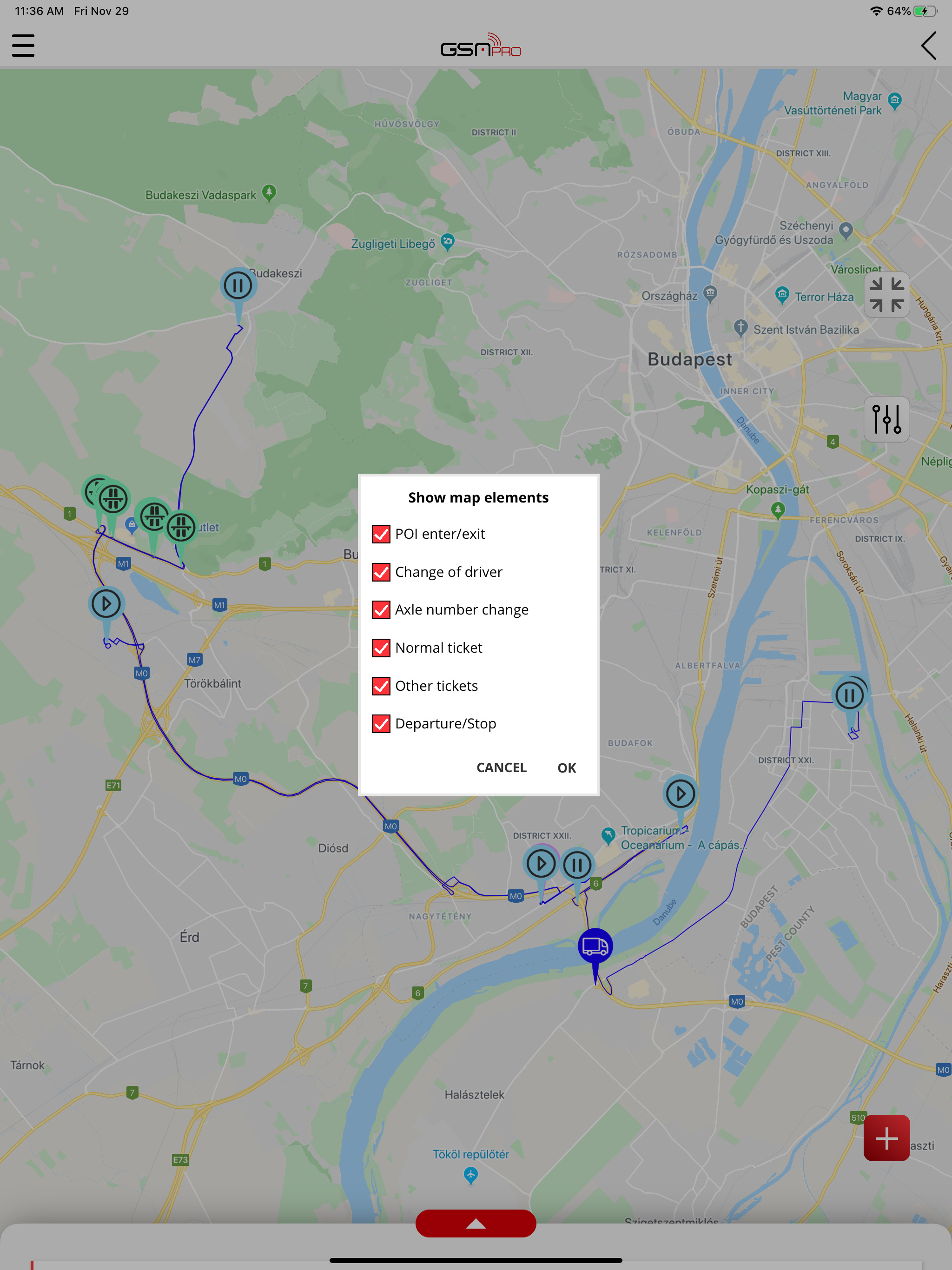 GSMPRO Tracker