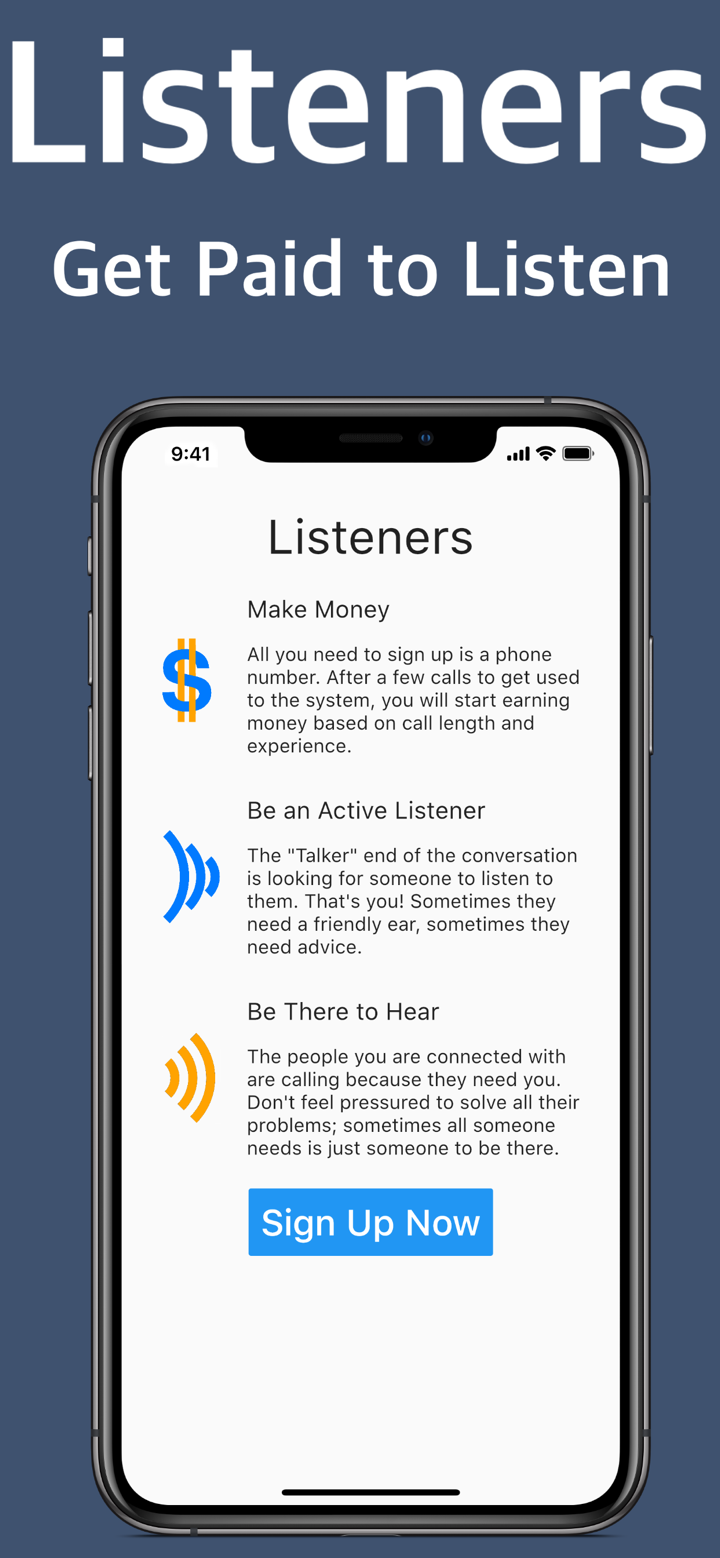 Listeners: Get Paid to Listen screenshot 1