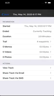 sailboat gps track data logger iphone screenshot 4