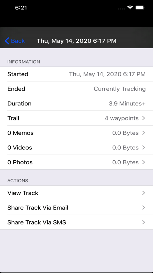 #4. Sailboat GPS Track Data Logger (iOS) By: Ndili Technologies, Inc.