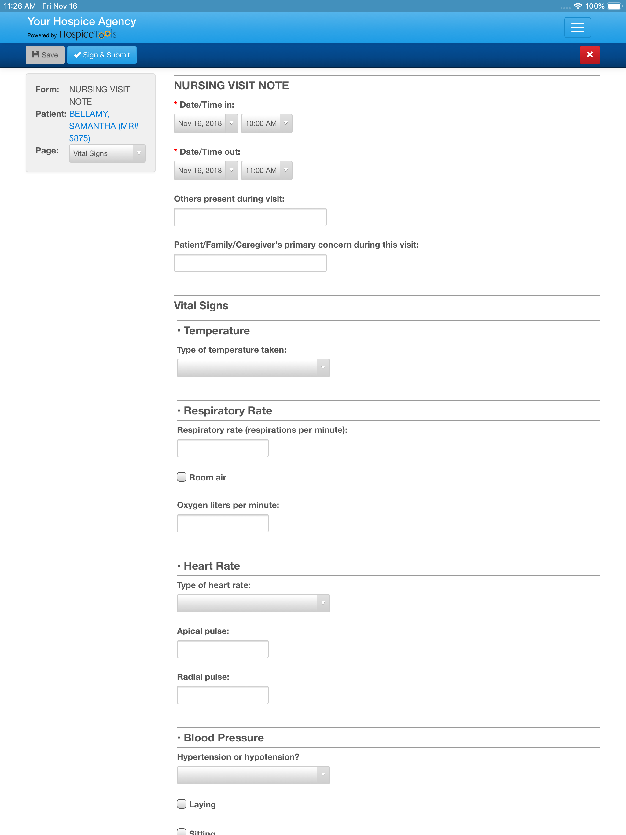 Hospice Tools eDocs