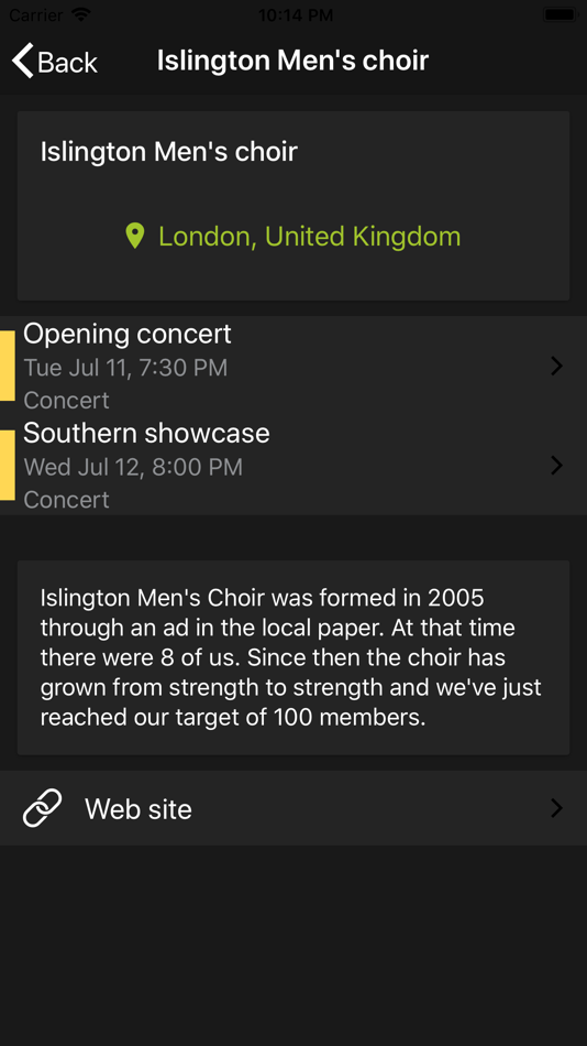 #3. Integra Planner Schedule (iOS) 由: Gala Choruses