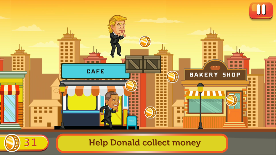 #3. Trump Jump -Mr. President Game (iOS) Av: TradeWeb